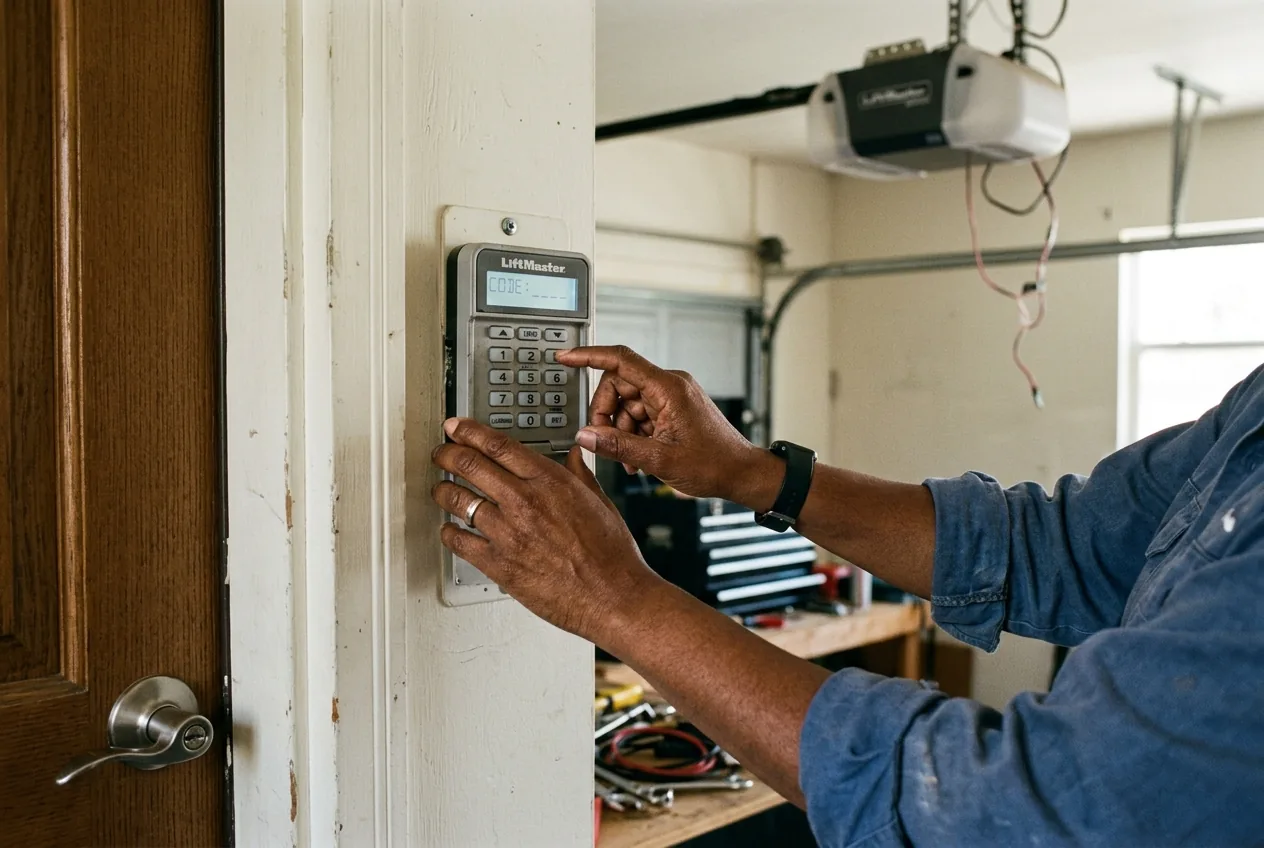 Garage Door Opener Installation detail